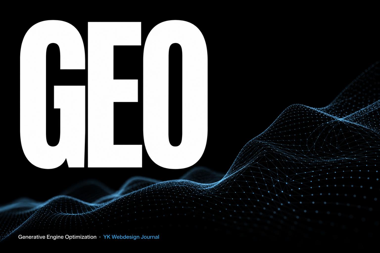 GEO — Generative Engine Optimization Cover