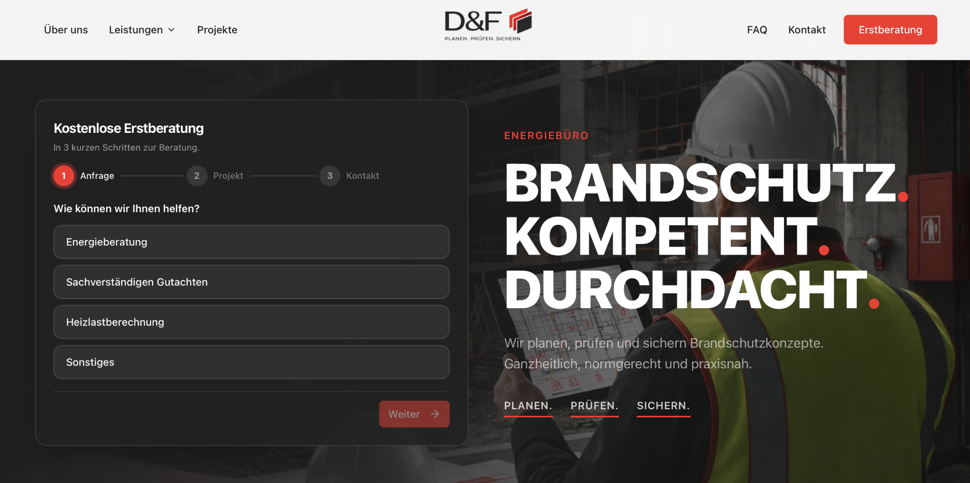 D&F, Energie & Brandschutz