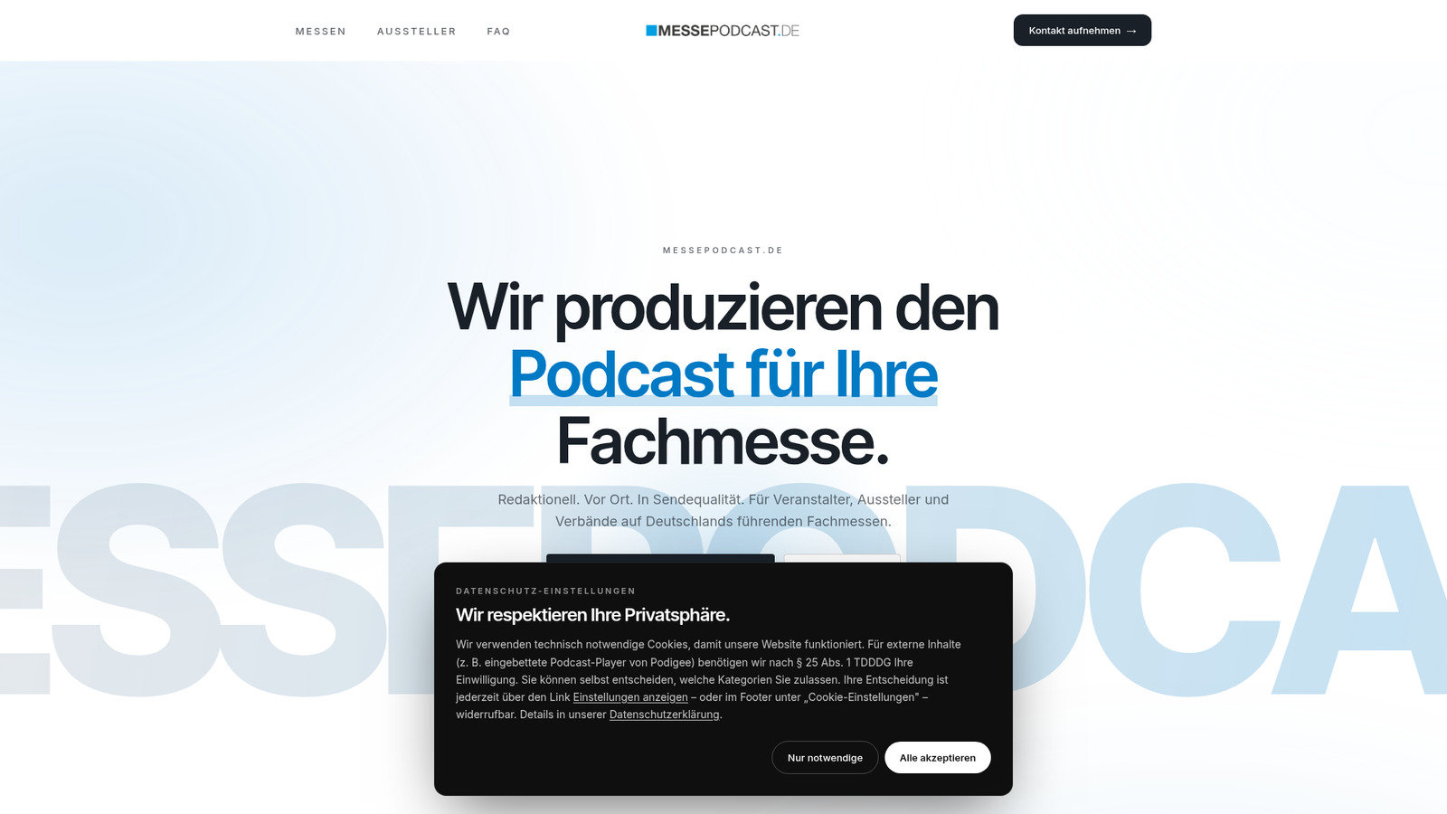 Messepodcast.de, Media & Podcast
