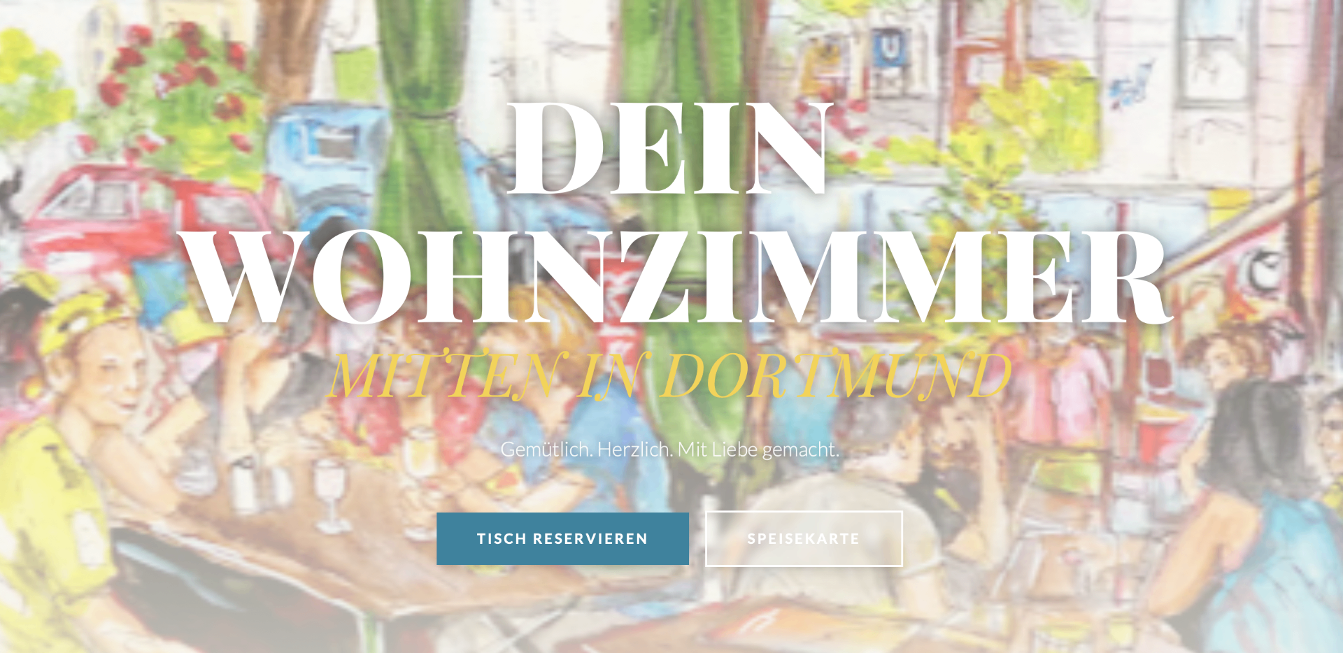 Wohnzimmer Dortmund, Gastronomie